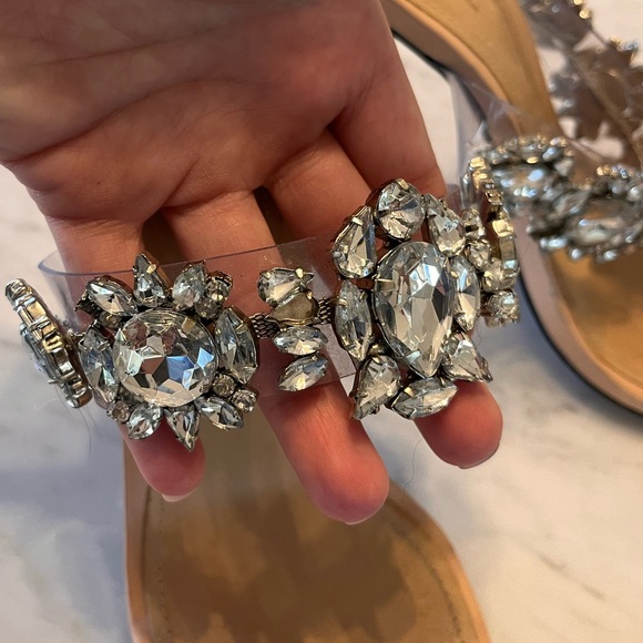 Schutz Blanck Slide Sandals Size 8 - Picture 8 of 10